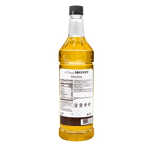 image for Monin - Honey Syrup, Smooth Sweet Honey Flavor, Great for Teas, Lemona