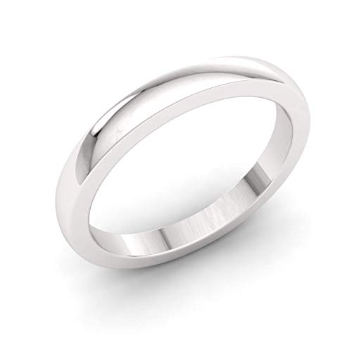 Diamondere Natural and Certified Wedding Ring in 950 Platinum | Platinum 2.00 MM Plain Band for Unisex Mens Women Size 5.5