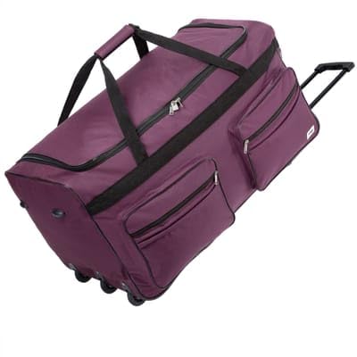 Monzana Sac De Voyage XXL 160L Violet à roulettes