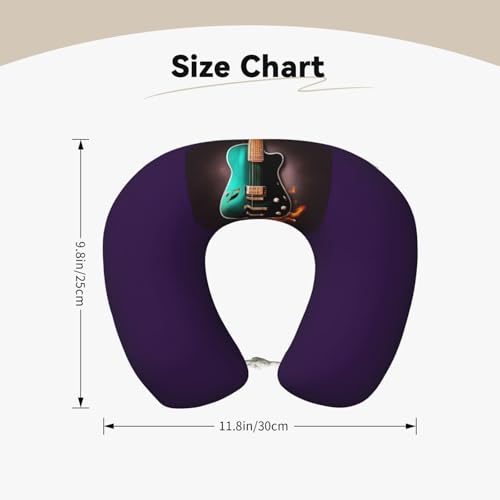 Almohada cuello en U de espuma viscoelástica 25 cm miniatura 5