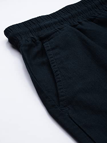 Image of The Indian Garage Co Men Slim Fit Solid Mid-Rise Cargo Shorts