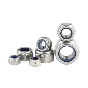 Shguomsc SHGUOMSC Edelstahl Sechskantmuttern 20 Stück