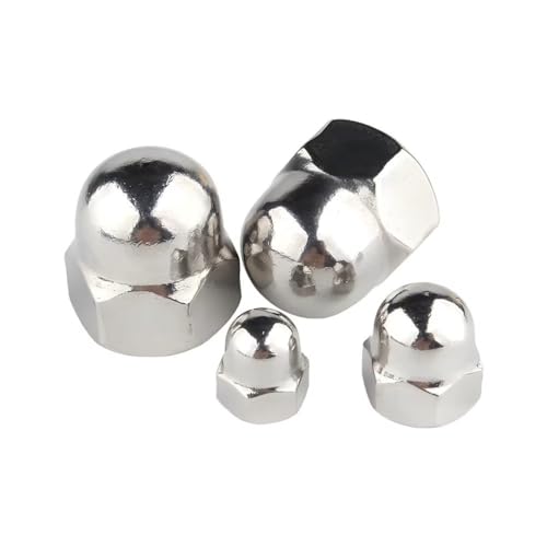 SYDARSYN M16 Dome Cap Nut 304 Stainless Steel Acorn Nuts M16 (3 pcs), Silver - Image 3
