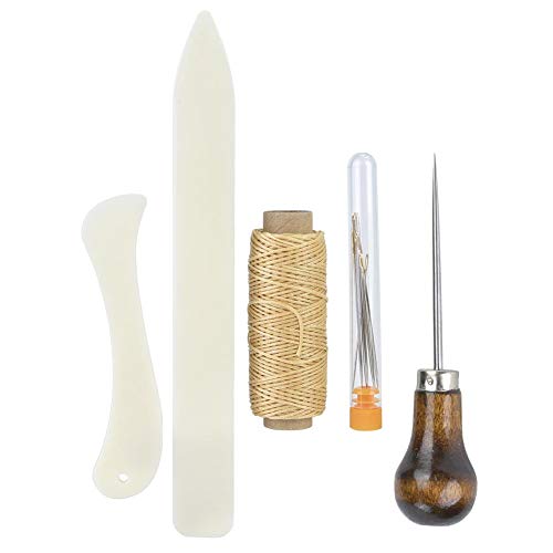 Catálogo para Comprar On-line Artesanía del cuero , listamos los 10 mejores. 43 5 piezas Herramientas y suministros para artesanías de cuero de con cordón de hilo de cera, agujas perfectas para coser coser artesanías de cuero