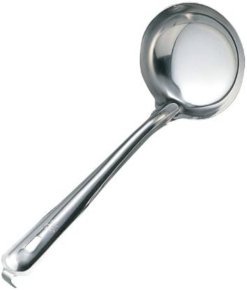 18-0 Ladle, 4.9 inches (12.5 cm), 8.5 fl oz (250 cc), Matching Handle (with Key)