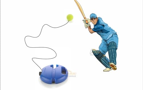 MANAKI ENTERPRISE Plastic Tennis Trainer Rebound Ball,Solo Training Equipment For Self-Pracitce,Portable Tool,Tennis Rebounder Kit (No Bat & Racket Included, Portable, Solo Practice Ball 1 Pcs, green) 6 31kgmphjMTL