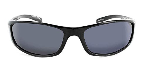 Optic Nerve - 2022 Premium & Affordable Polarized Sport Sunglasses For Men/Women, Backwoods Edition With Shiny Dark Demi Frame/Brown Lens #TOP2