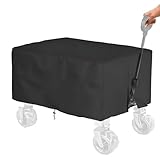 TONGIHS Housse de Chariot à Main Pliable, Housse pour Chariot de Jardin, Utilitaire en Ti...