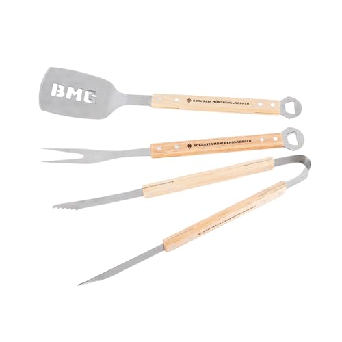 Borussia Mönchengladbach Grillbesteck 3er-Set | Offizieller Fanartikel Fohlenshop