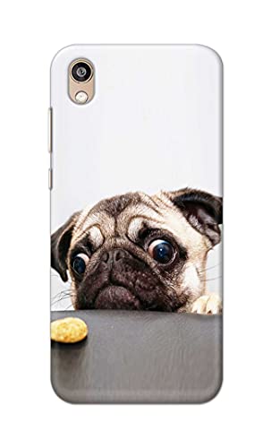 Image of PRINTFIDAA� Printed Hard Back Cover Case for Honor 8S | Huawei Y5 2019 Back Cover (Pug Dog) -2808