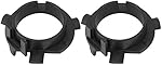 Acouto H7 LED Headlight Bulbs Retainers 1 Pair H7 Car LED Headlight Holder Headlights Bulbs Adapters Holder Base Fit for Kia K4 K5 Sorento for Hyundai Veloster for Santa Fe
