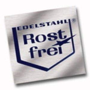 RIEGLER 135932-11082 E-ES - Rubinetto a sfera a 3 vie, con foro a T, in acciaio inox 1.4408, G 1, DN 20, 1 pezzo