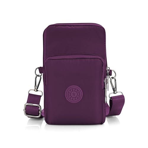 Image of JI Crossbody Phone Bag for Women Mini Wallet Bags with Adjustable Shoulder Strap Wallet Clutch Bag for Girls Zipper Phone Pouch Handbag