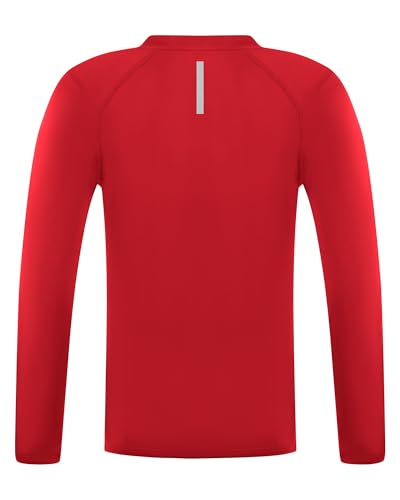 Blueleaf Boys' Girls' Compression Shirt Long Sleeve Undershirt Youth Quick Dry Athletic Base Layer for Football Baseball3