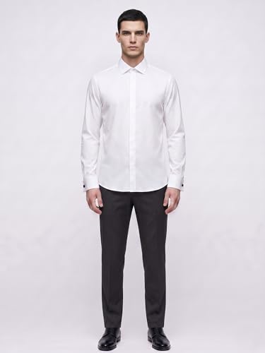Erkek Gömlek - Slim Fit Pamuklu Esnek Kumaş
