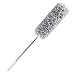 Feather Duster extensible à tête pliable Microfibre 98 pouces Capuche de silicone pour ventilateur de plafond stores d'araignée