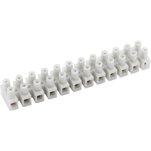 Lumonic 5x Lüsterklemme für Kabel Größen von 0 5-2 5mm I Für bis zu 3 Ampere und 380 Volt I Lüsterklemmen in einer 12er Reihe von Kupfer Verbindungsklemmen