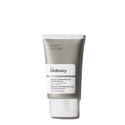 The Ordinary vitamin-C-suspensionen 23 % och hyaluronsyra-kügelchen 2 %, 30 ml