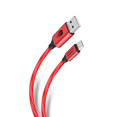 Cargadores Y Adaptadores, Personal Computer Cable USB a USB C con luz LED Star Wars de 1 m (Vader)