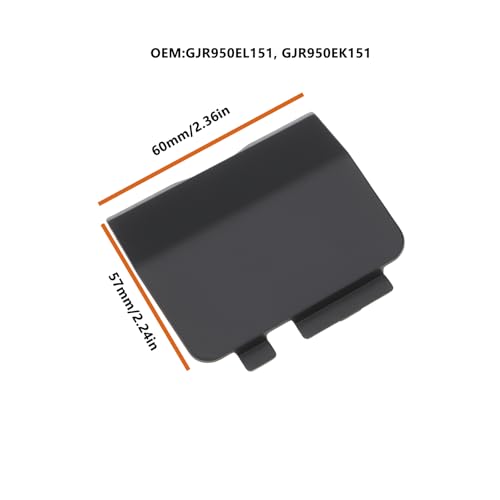 eMagTech 1 Paar Hintere Stoßstange Abschlepphaken Abdeckkappen RH & LH Kompatibel mit Mazda 6 2012-2015 GJR950EL151 GJR950EK151