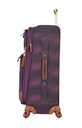 Steve Madden Designer Luggage Collection - Lightweight 28 Inch Expandable Softside Suitcase - Durable Rolling 4-Spinner… - Image 3