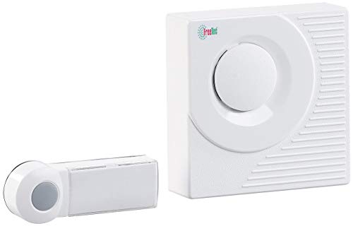 Preisvergleich Produktbild FreeTec Klingel Pflegebedürftige: Funk-Klingel FTK-80, batteriebetrieben (Funkklingel batteriebetrieben)