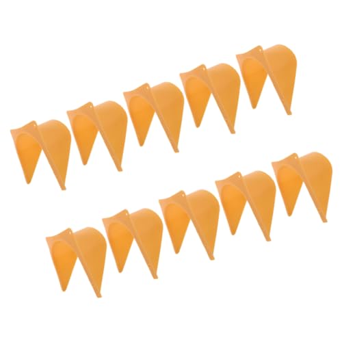 BESPORTBLE Coop Door Pack 10 Pieces Plastic for Racing Jumping Easy Install Bird House Accessory