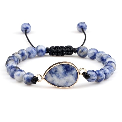 Bracelet en pierres nature de cristal de roche rondes de 7mm au design esthétique raffiné