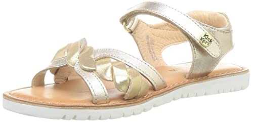 Kickers Betty, Sandali Bambina, Argento Beige