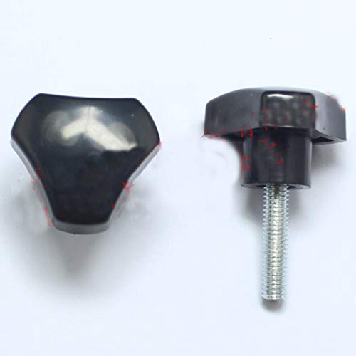 Generic M5 M8 Triangle Plastic Head Screws Handle Twist Tighten Adjust Bolts Whirling Rotating Adjust The knob - (Dimensions: M5x40mm 5PCS)