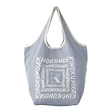 [紀ノ国屋] KINOKUNIYA コンパクトバッグ エコバッグ (ライトグレー)