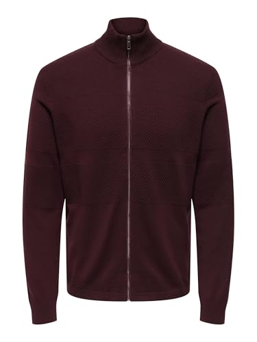 Cardigan zippé Onsmalik Only & Sons en maille contre le coup de froid