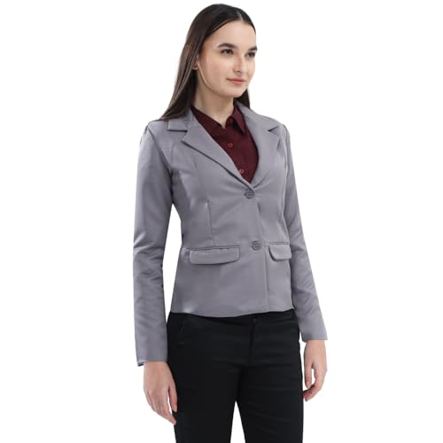 Image of Women's Formal Blazer | Regular Fit | Full Sleeve with 2 Front Pocket Ultra Light Fabric | Office /Meetings
