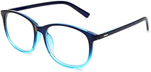 Jcerki Oversize Frame Nearsighted Glasses-1.00 Strength Short Sighted Men and women lightweight Myopia Spectacles