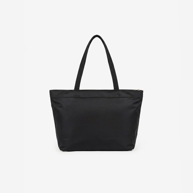 Image of Accessorize London Women's Black Siona Multi-Pocket Tote