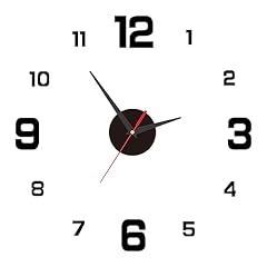 Irishom 3 D DIY Luminous Dial Acrylic Frameless Silent Wall Clock with Number Stickers for Living photo Irishom 3 D DIY Luminous Dial Acrylic Frameless Silent Wall Clock with Number Stickers for Living