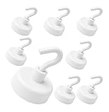 Master Magnetics White Magnetic Hook Set - 1