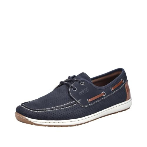 Rieker 08816 chaussures à lacets homme élégance cuir noir