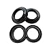 Front Shock Fork Damper Shaft Oil Seal Retainers For B-AOTIAN TANCO 50 BT49QT-12 125 GLOW BT125ST-2(4pc Seal 4pc Cover)