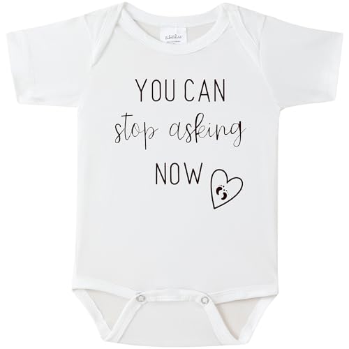 You Can Stop Asking Now Pregnancy Announcement,Baby Reveal Gifts for Grandparents,Big Sister Announcement
