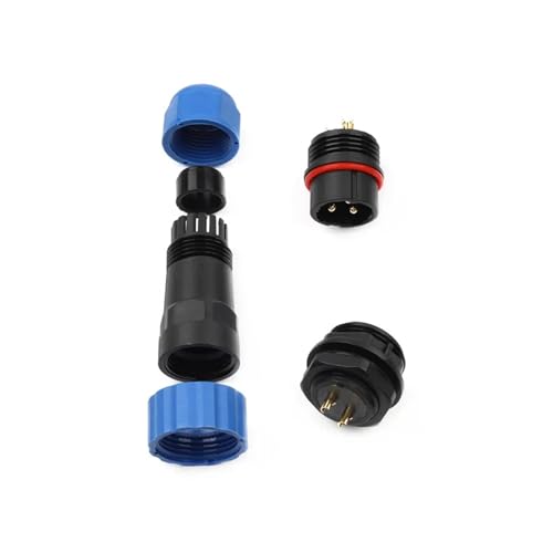 Conector SP20 IP68 impermeable con tuerca trasera de 5 pines para aviación resistente 4