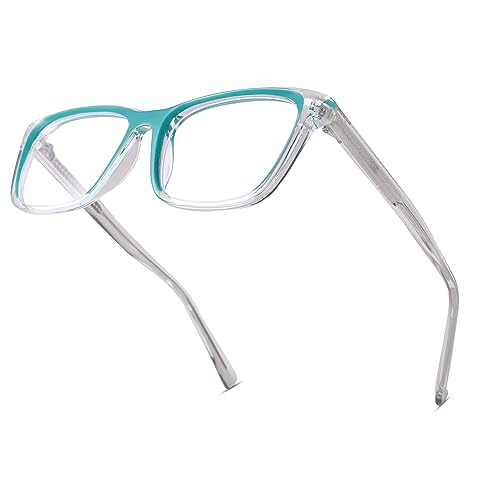 Image of Pro Acme Blue Light Blocking Glasses for Women Men Classic Square Frame Clear Lens Glasses for Computer