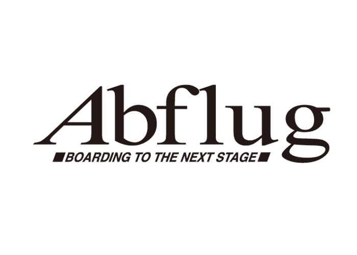 Amazon | アブフラッグ（Abflug）ロゴステッカー（黒）W130