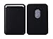 CHEAP SUNDAY Leather Card Holder for Back of Phone Compatible with iPhone 12 13 14 /Mini/Pro/Pro MAX, for MagSafe Magnetic Phone Wallet Wireless Charging Sleeve Max 2 Cards (Black)