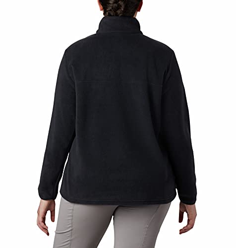 Columbia Women's Benton Springs 1/2 Snap Pullover, Black, Large #TOP6