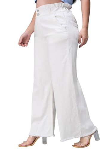 Image of Miss Chase A+ Women's Bootcut High Rise Regular-Length Stretchable Denim Shaping Jeans
