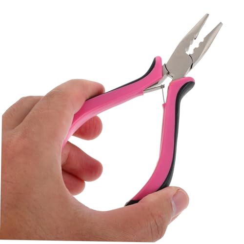 Extensions de cheveux sans glissement grâce aux outils de microlien à mâchoires lisses