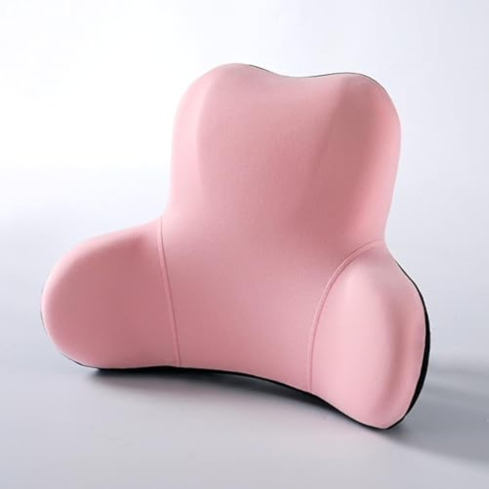 Breathable Pink Memory Foam Lumbar Support Pillow