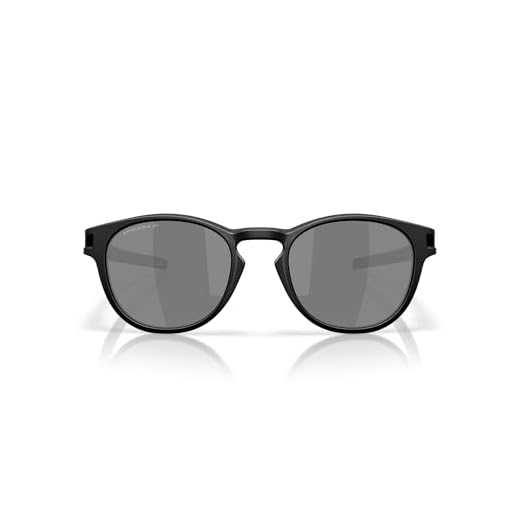 Oakley Óculos de sol masculino OO9349 Latch Low Bridge Fit, preto com impressão digital/Prizm preto polarizado, 53 mm, Impressão digital preta/Prizm preto polarizado, 53 mm