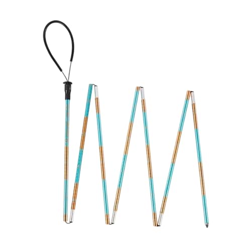 pistro Strumento da 270 cm per attrezzatura Slackcountry Backcountry, sonda da snowboard in alluminio per fari e ricetrasmettitori valanghe - blu arancione